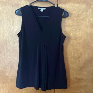 Dana Buchman pleat front top. Small